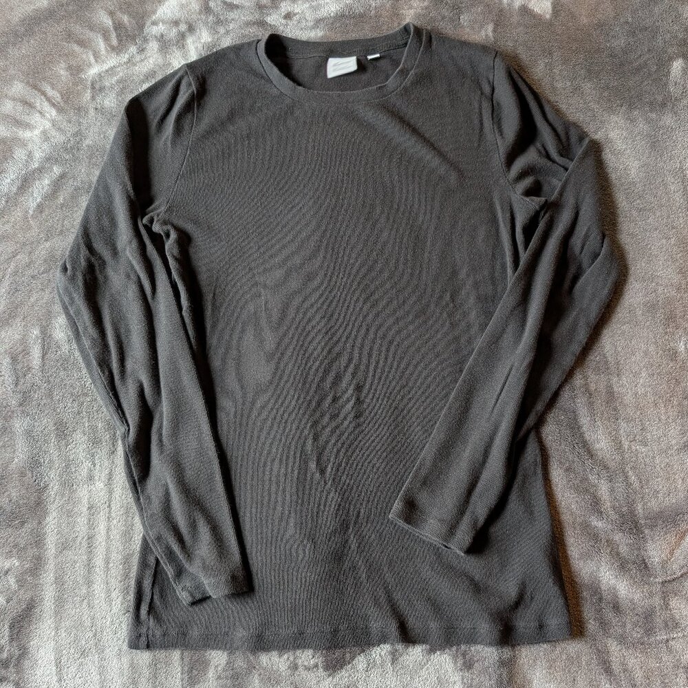 Aritzia TNA HomeStretch Crew Hip Longsleeve in Black